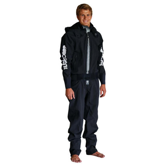 SUP Trockenanzug Frontzip schwarz
