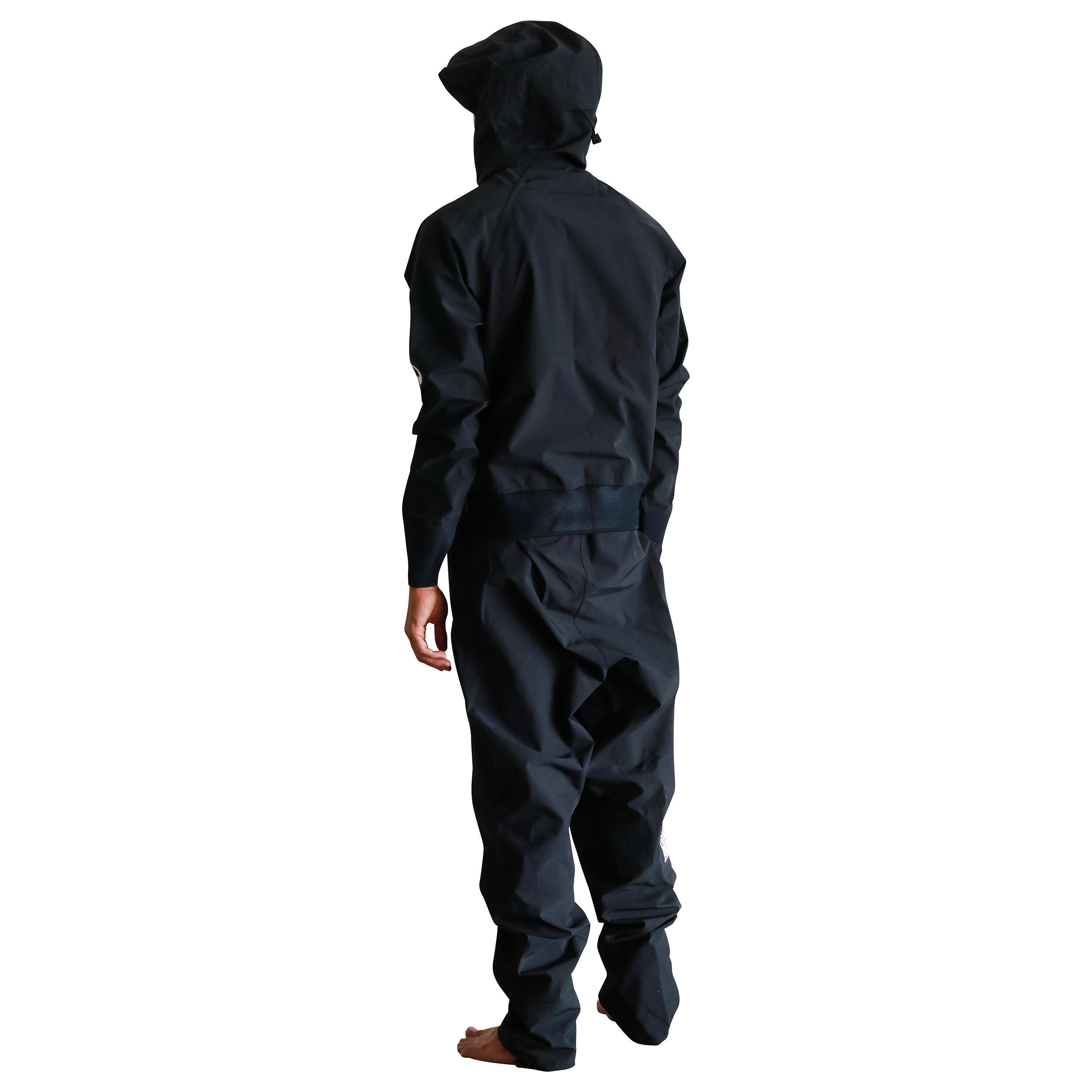 SUP Trockenanzug Frontzip schwarz 3/7
