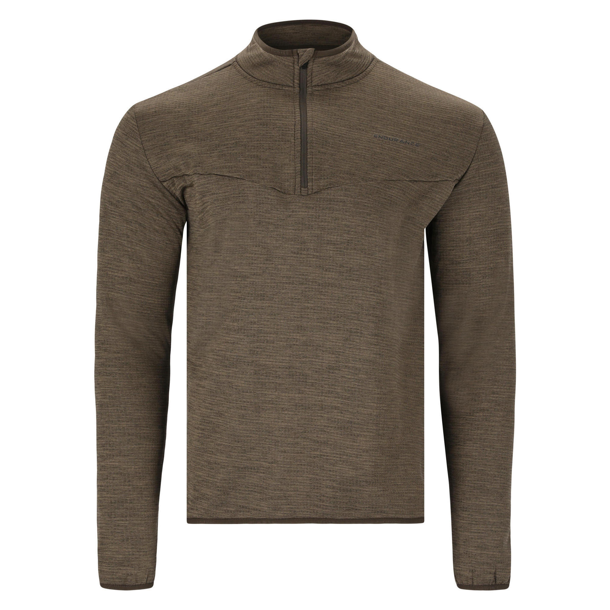 Endurance - T-shirt Fonctionnel Ledger - T-shirt Manches Longues - Marron|violet - 48 Xl - Decathlon