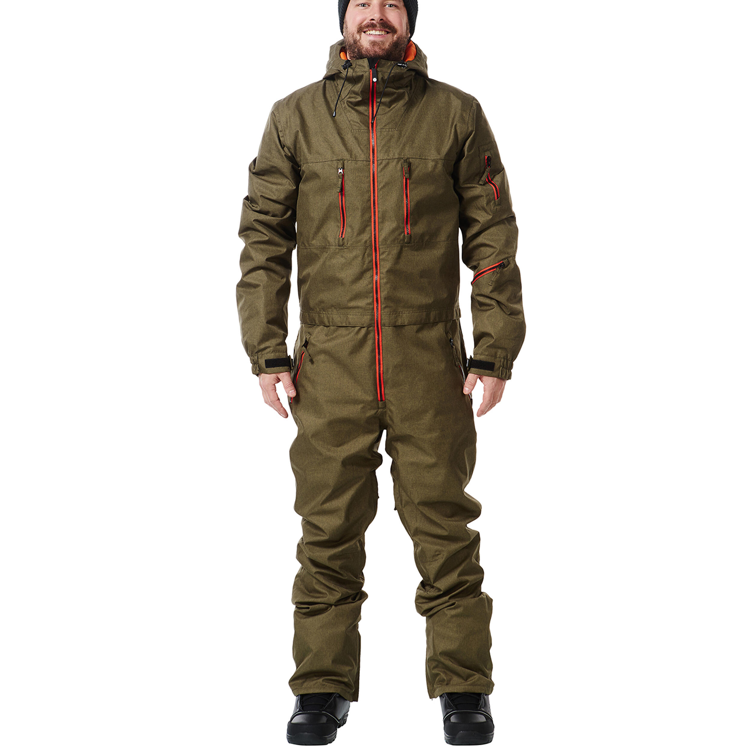 LIGHT BOARD CORP Ski-/Snowboardoverall - DUMP olive