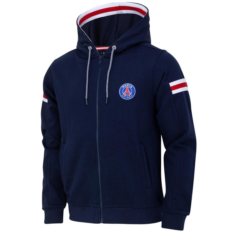 Sweat capuche zippé PSG enfant