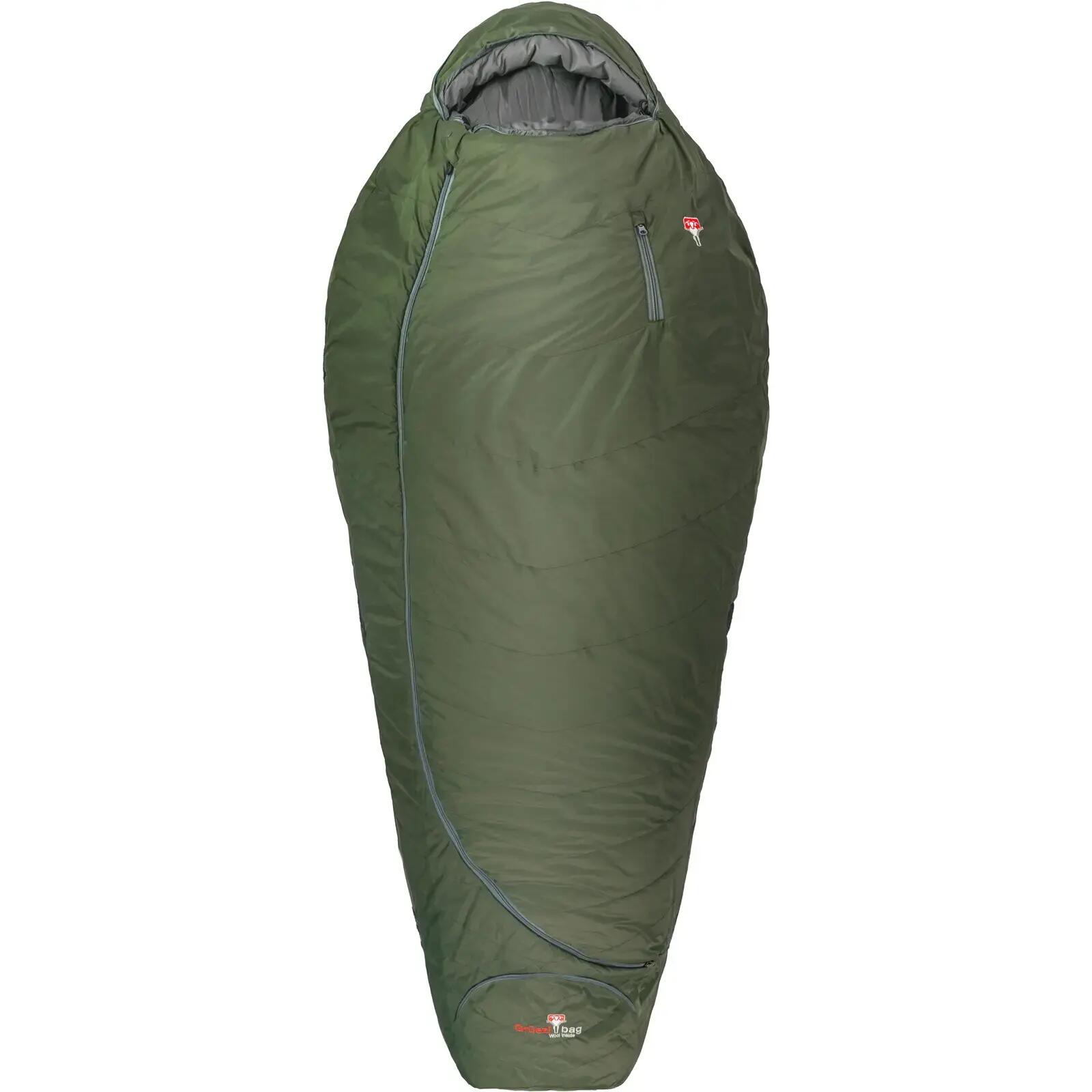 Wollschlafsack Wolle Survival Ice XXL Wide greenery 2/7