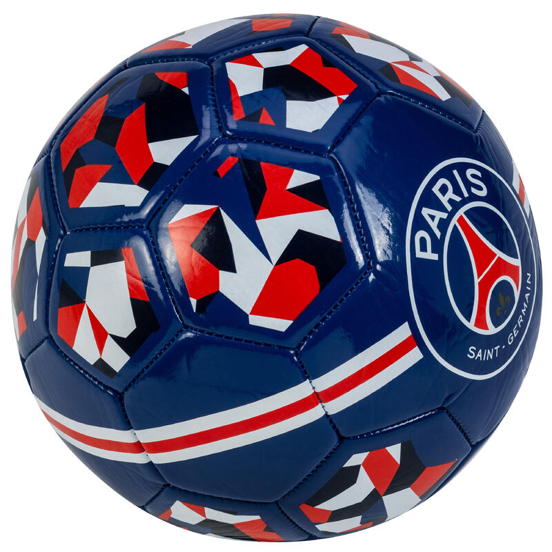 Ballon de Football Officiel PSG Paris Saint-Germain Noir et Bleu Marine  Taille 5