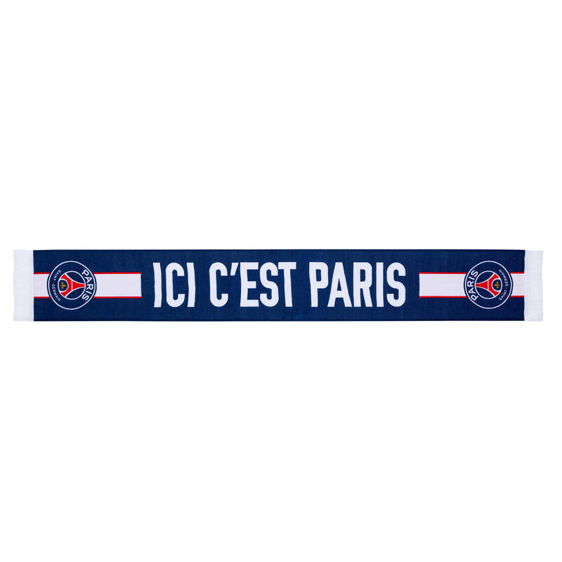 PSG-Fan-Schal "Ici c'est Paris Bleu" (Hier ist Paris)