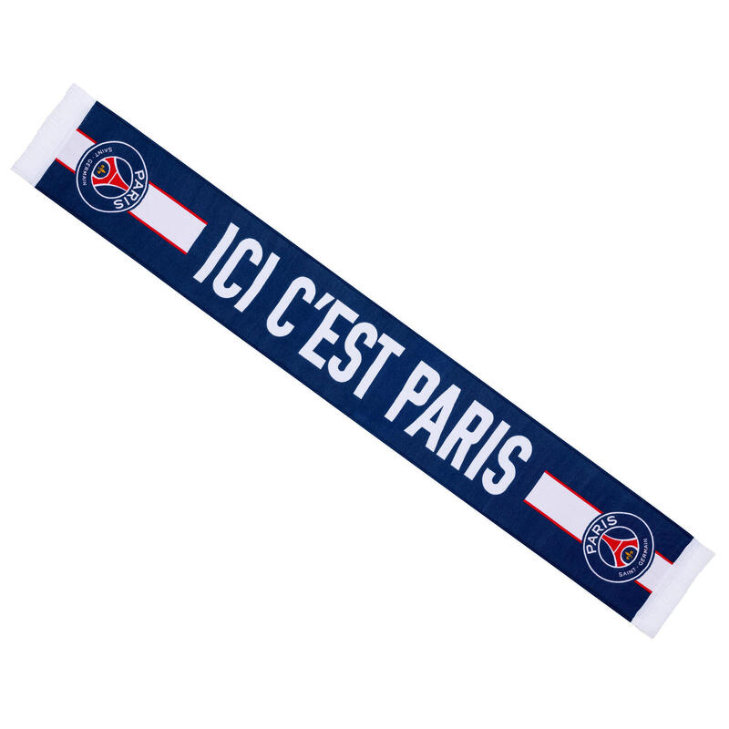 Cachecol de adepto do PSG "Ici c'est Paris"