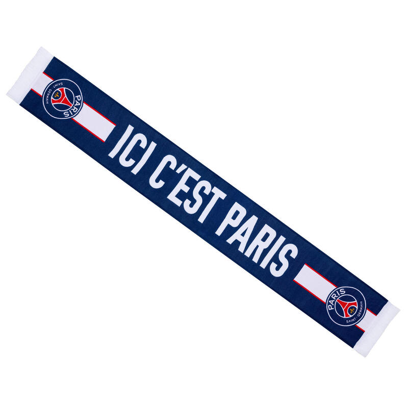 PSG-Fan-Schal "Ici c'est Paris Bleu" (Hier ist Paris)