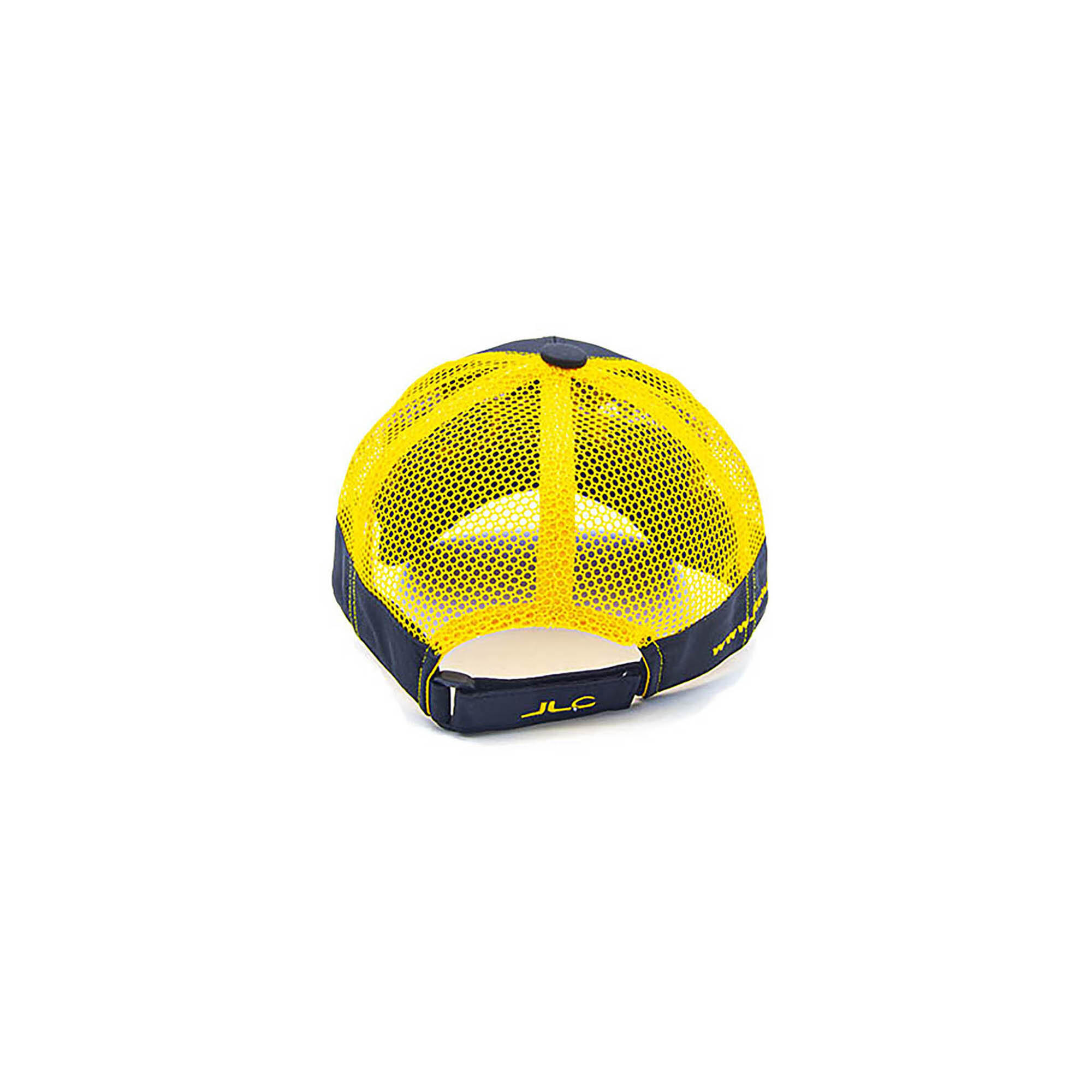 Gorra JLC Make Your Lures Visera Curvada Rejilla Niño 52-54 cm Negra-Amarilla 5/5