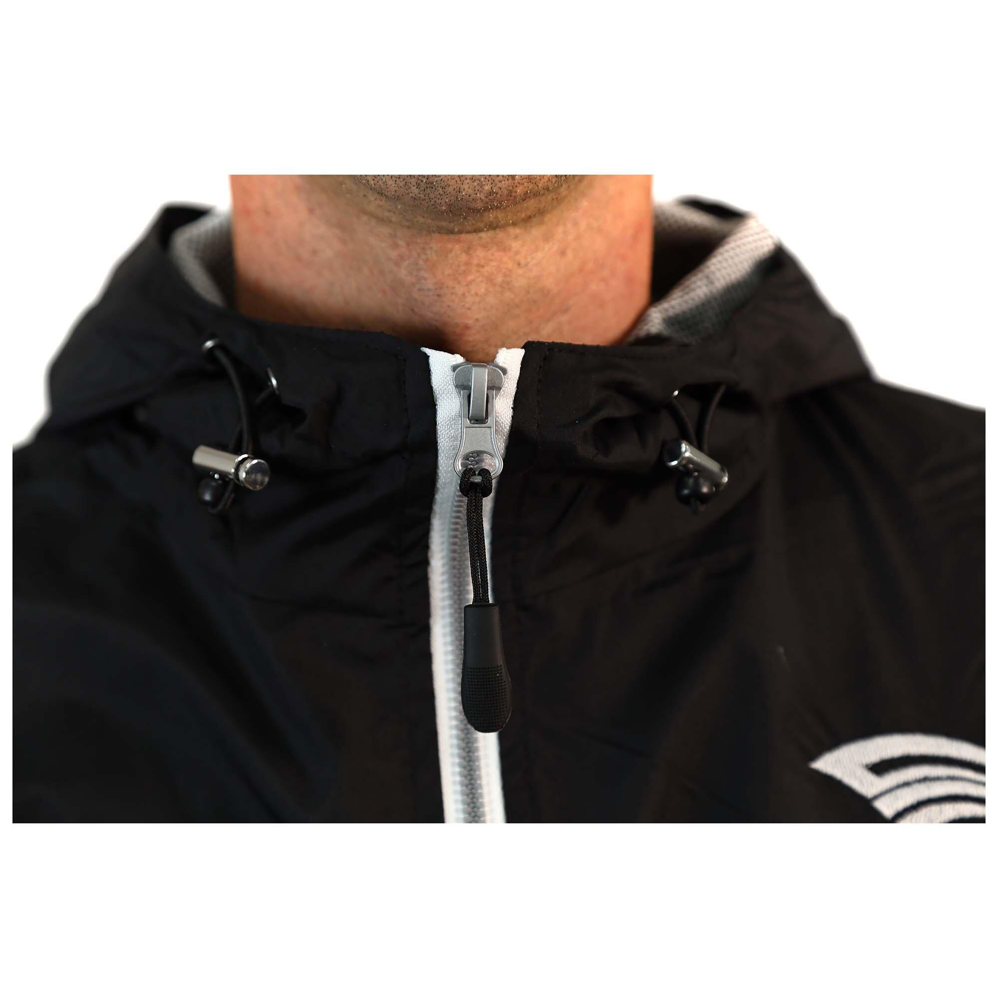 Cortavientos Chaqueta Pesca Nylon Hombre JLC Negra Talla XL 5/7