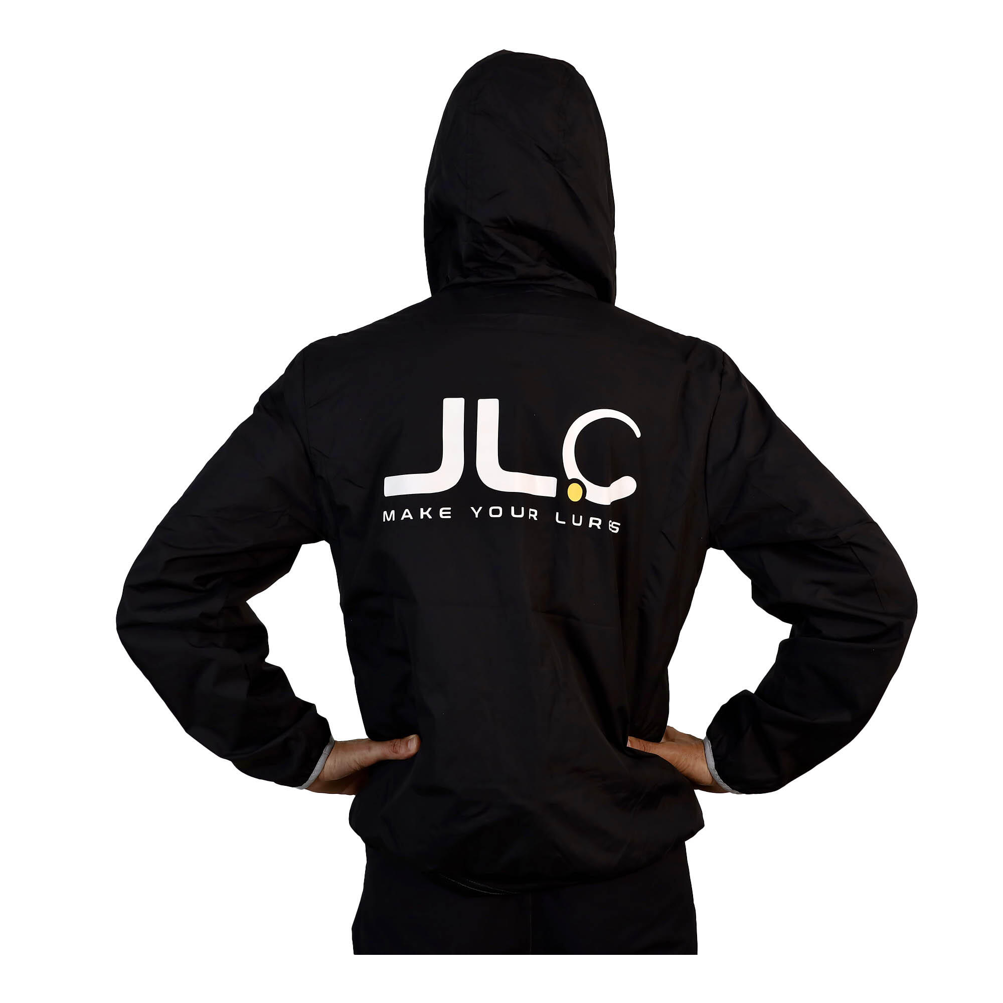 Cortavientos Chaqueta Pesca Nylon Hombre JLC Negra Talla XL 4/7