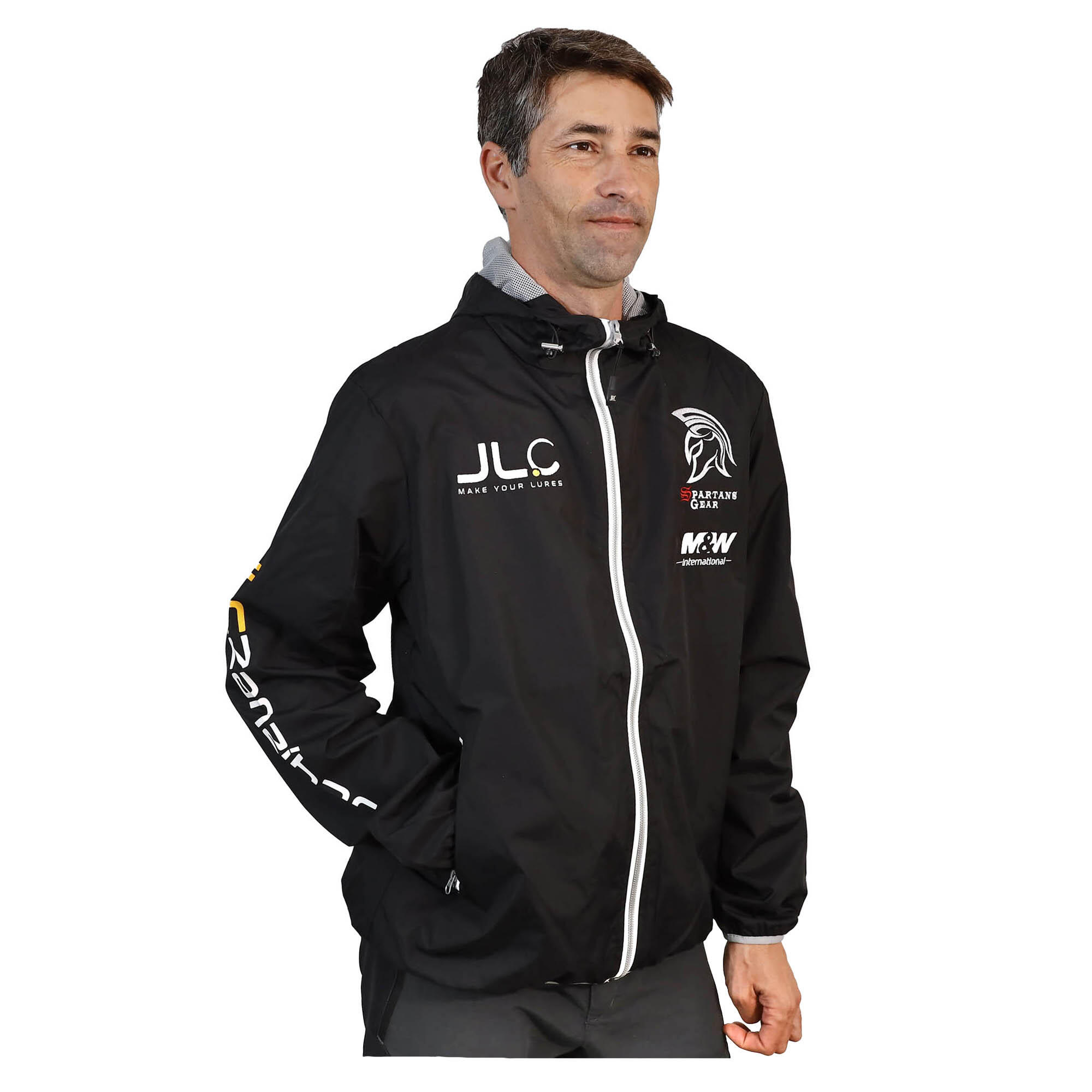 Cortavientos Chaqueta Pesca Nylon Hombre JLC Negra Talla XL 1/7