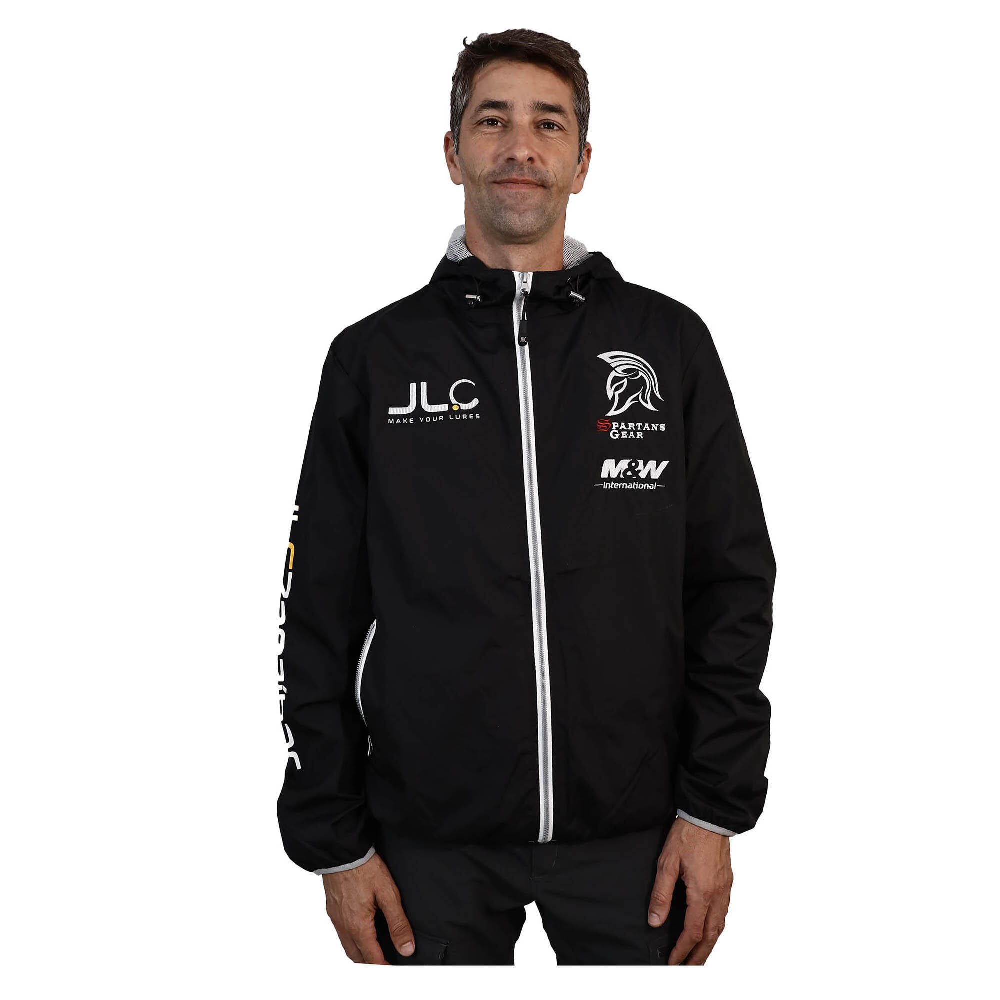 Cortavientos Chaqueta Pesca Nylon Hombre JLC Negra Talla XL 2/7