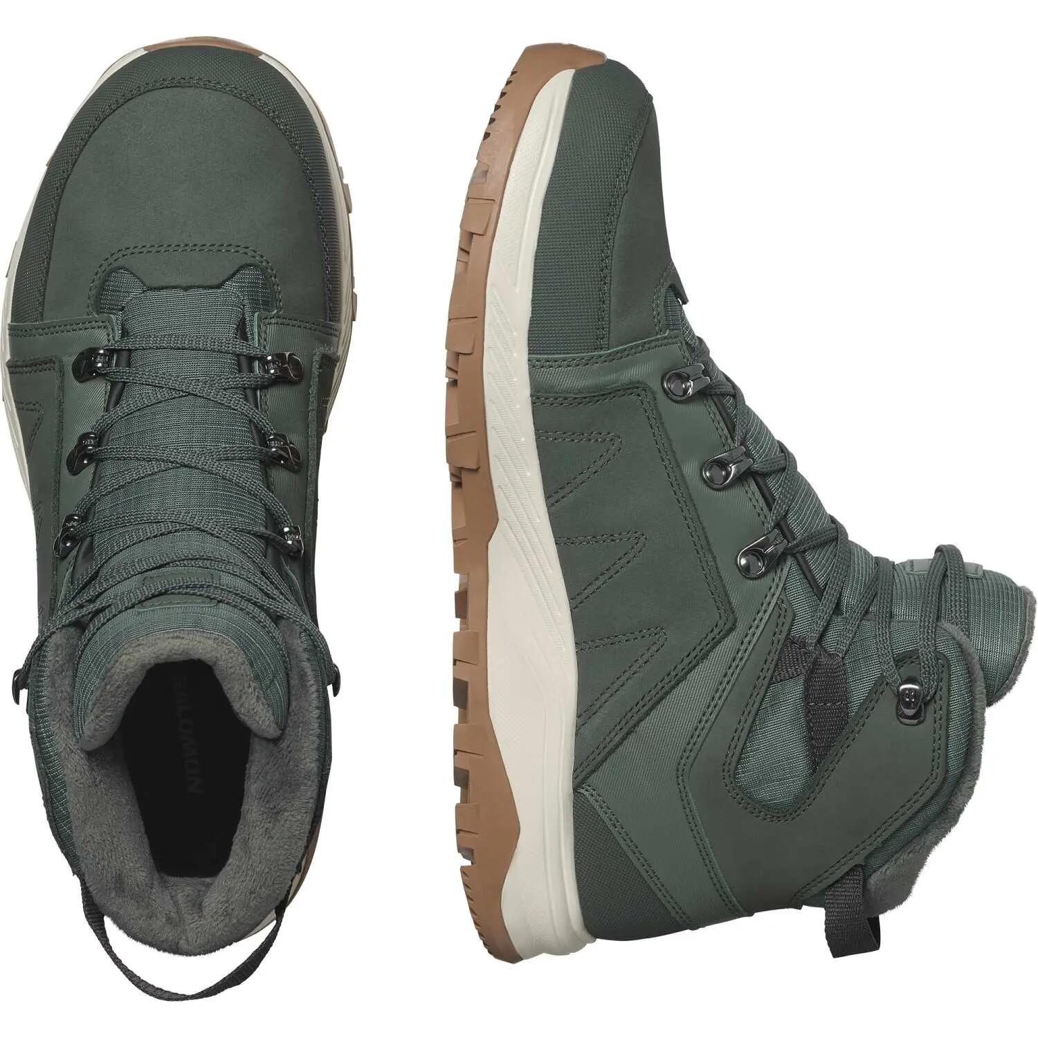 Salomon Ghete Drumetie Iarna Barbati Outchill TS CSWP Verde 4/5