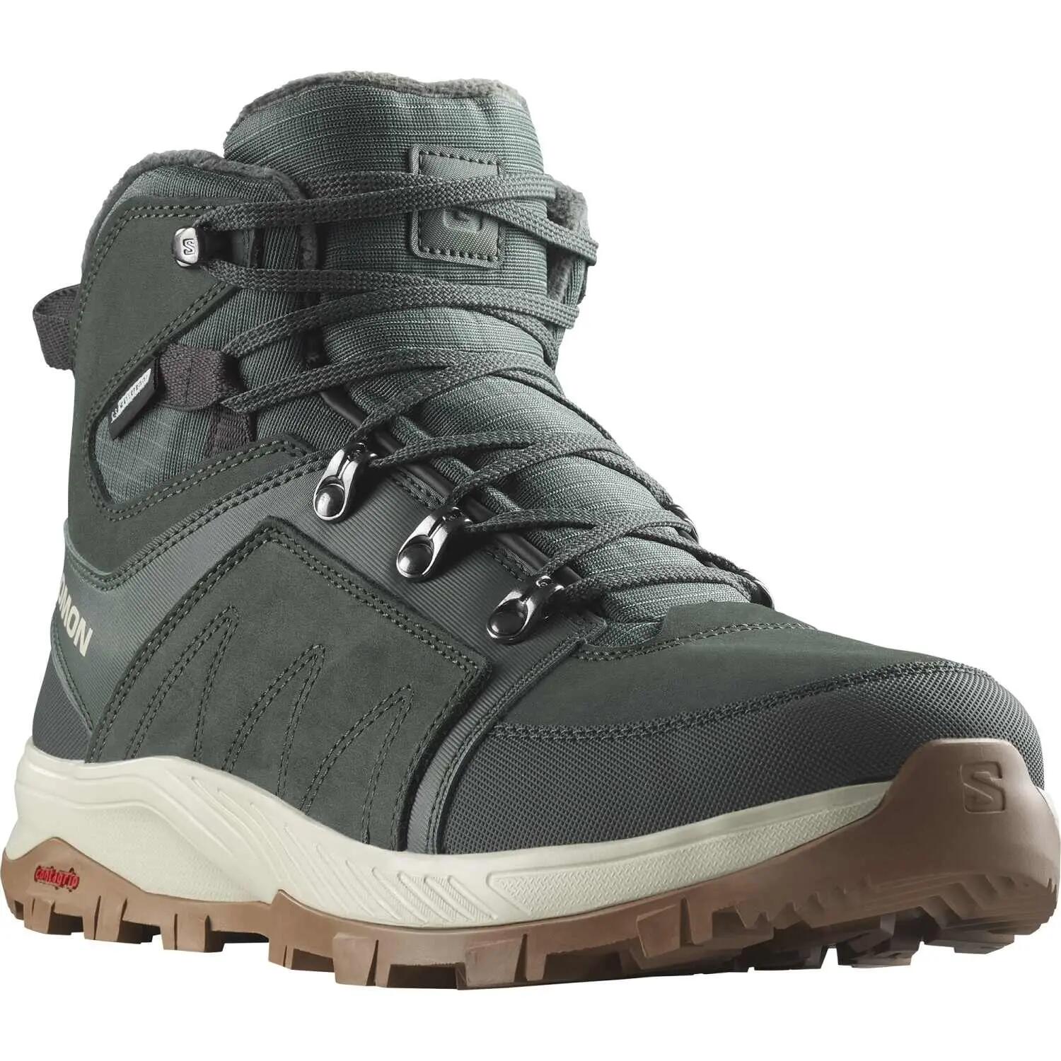 Salomon Ghete Drumetie Iarna Barbati Outchill TS CSWP Verde 5/5