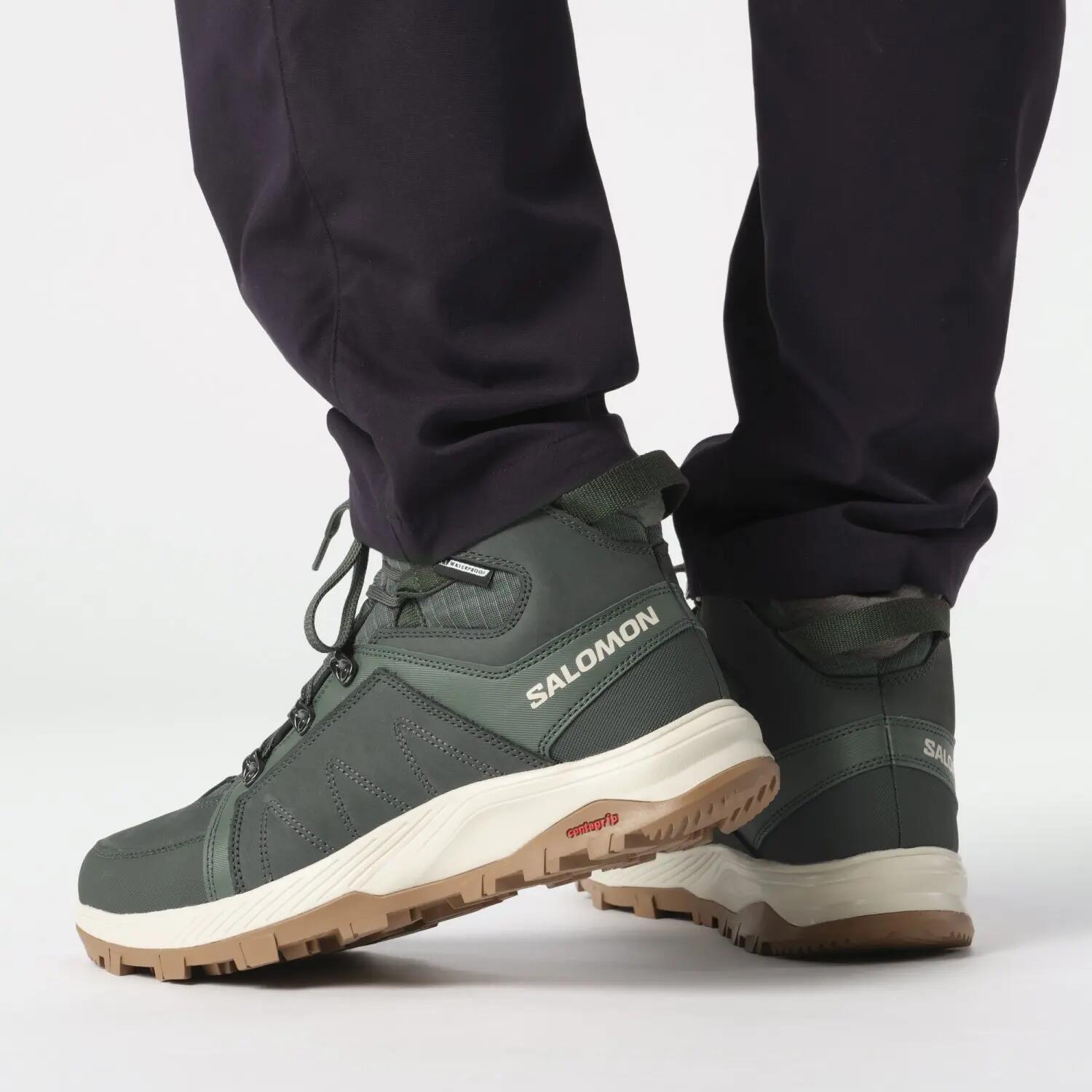 Salomon Ghete Drumetie Iarna Barbati Outchill TS CSWP Verde 3/5