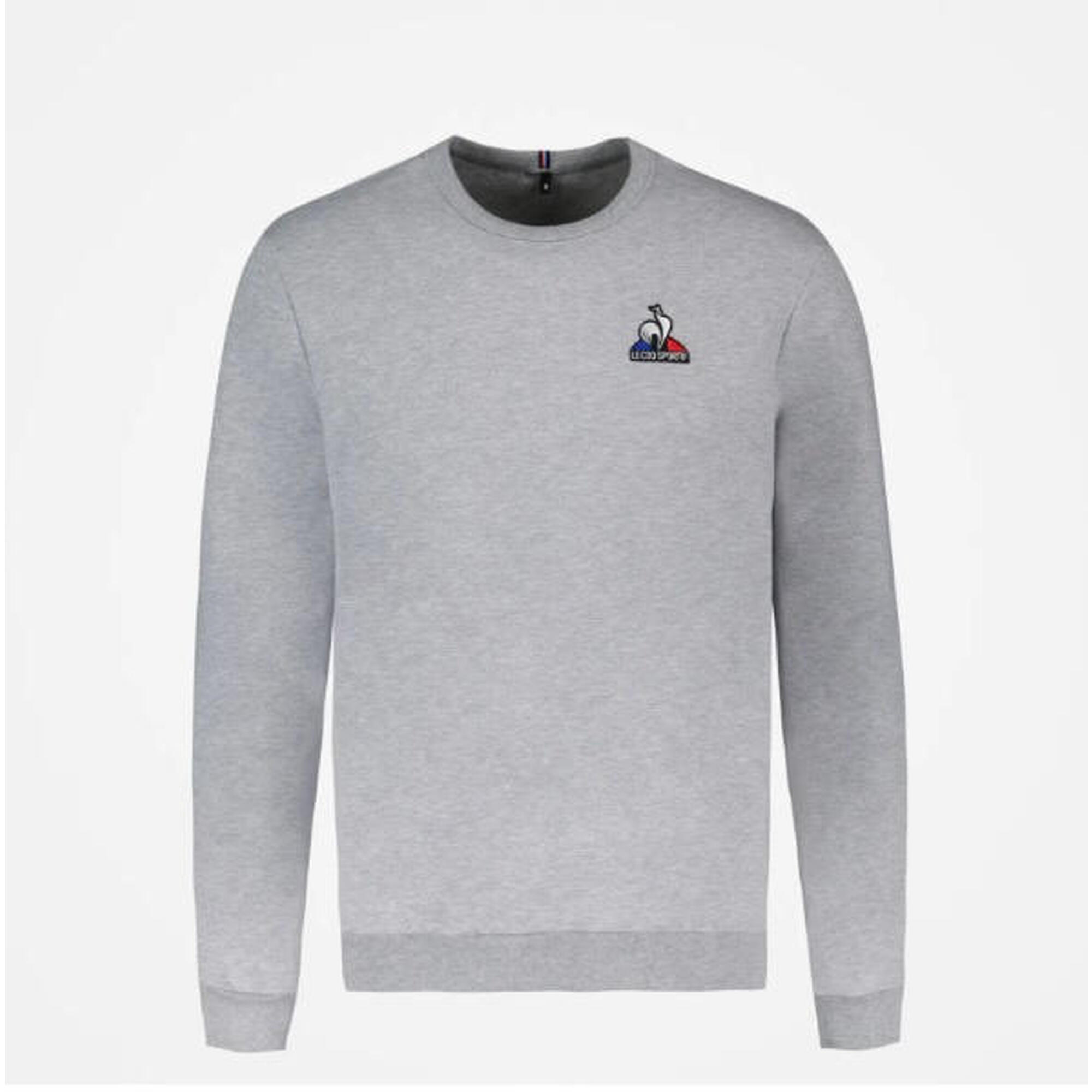 LE COQ SPORTIF Mikina Le Coq Sportif Model Ess Crew Sweat N Barva šedá