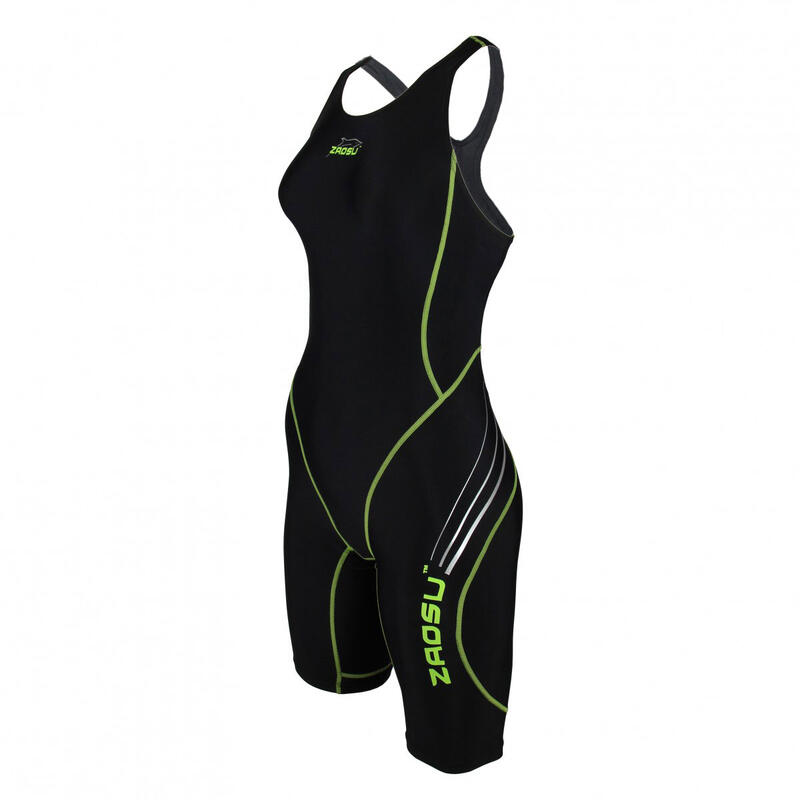 Wettkampf-Schwimmanzug Schwimmen FINA-Approved Damen & Mädchen - Z-Black