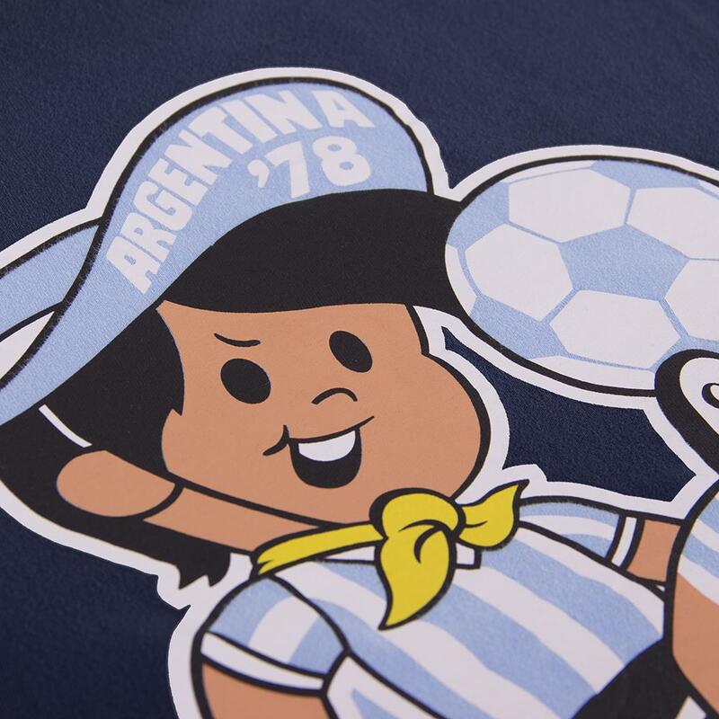 Argentine 1978 World Cup Gauchito Mascot Kids T-Shirt