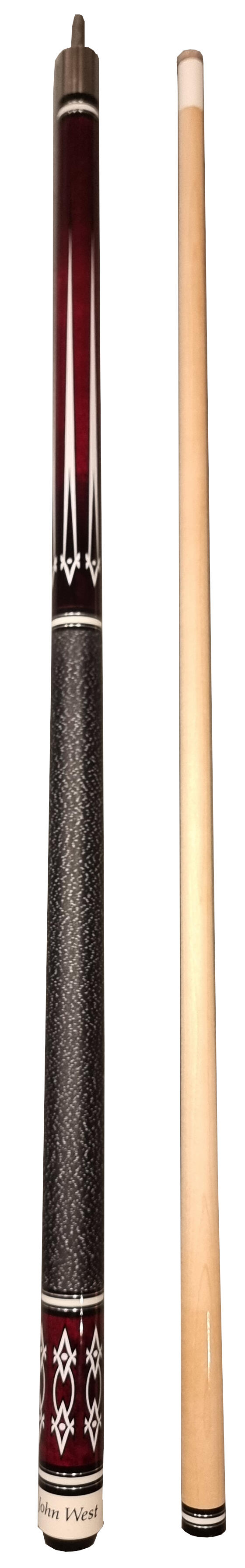 JOHN WEST John West Profi Pool Billardqueue Queue JW-4 inkl. Gewindeschutz und Tasche