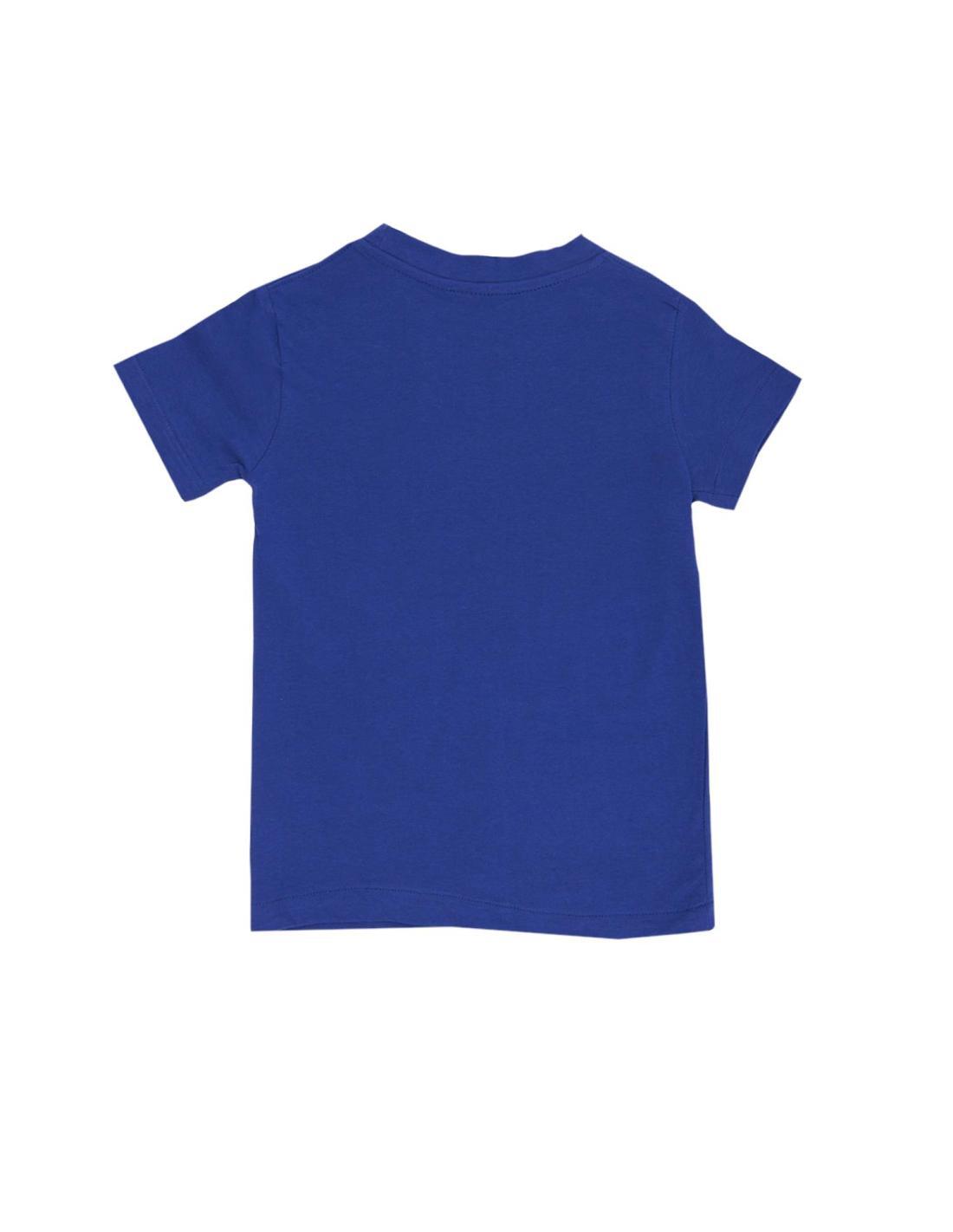 Camiseta básica de manga corta con estampado "Born Cool" para niño 2/3