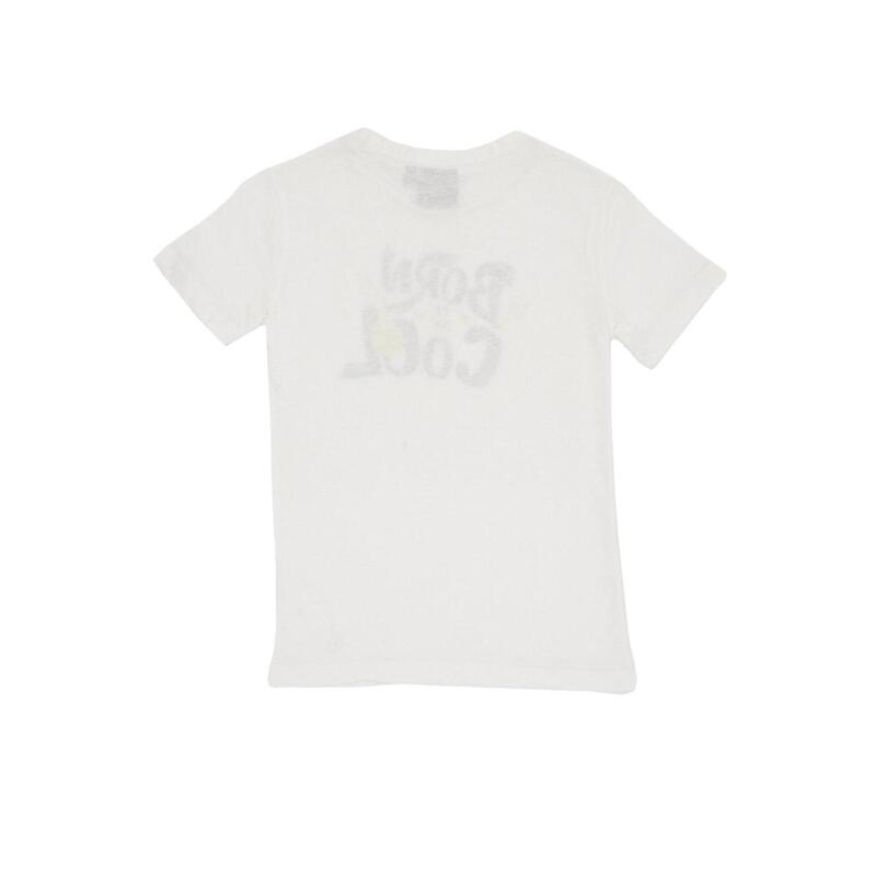 T-shirt da bambino maniche corte stampa &quot;Born Cool&quot; Basic