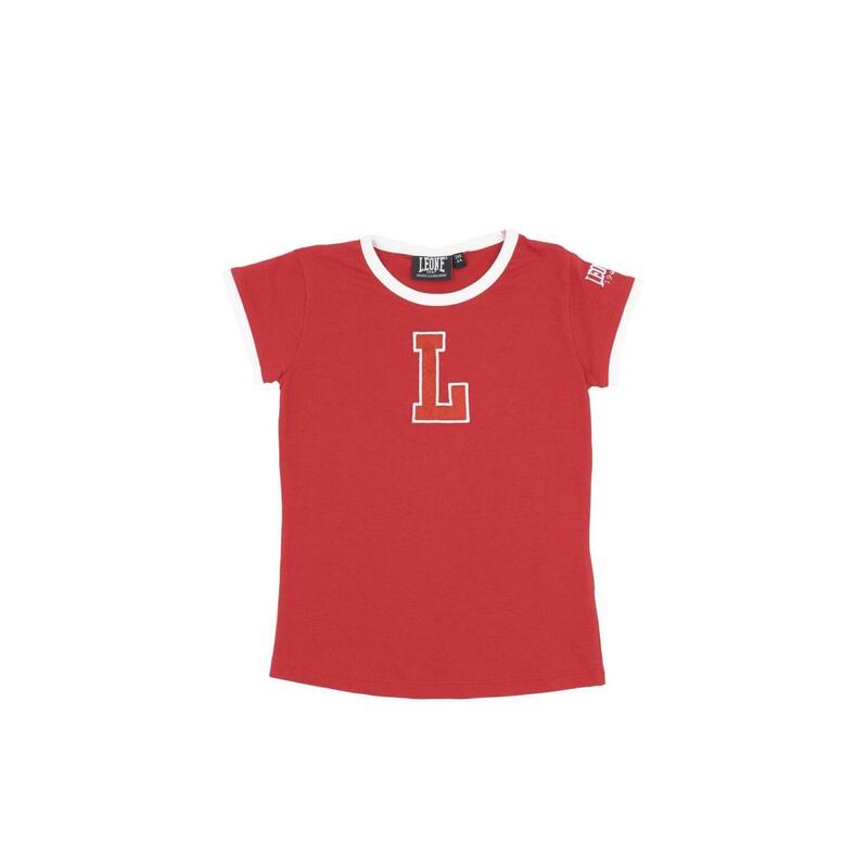 College "L" T-shirt met korte mouwen voor meisjes