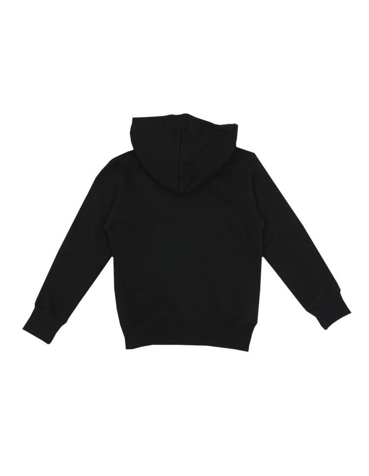 Dziecięca bluza z kapturem, zamkiem błyskawicznym na całej długości i logo Basic
