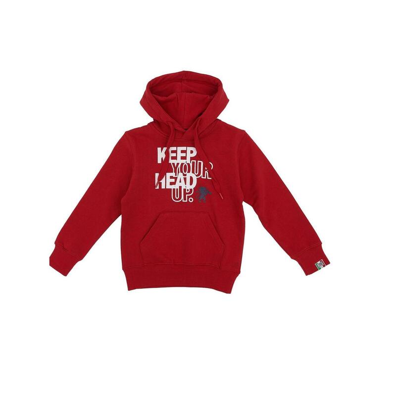 Felpa da bambino con cappuccio e logo Basic CH6888 Felpa da bambino con cappuccio e logo Basic CH6888