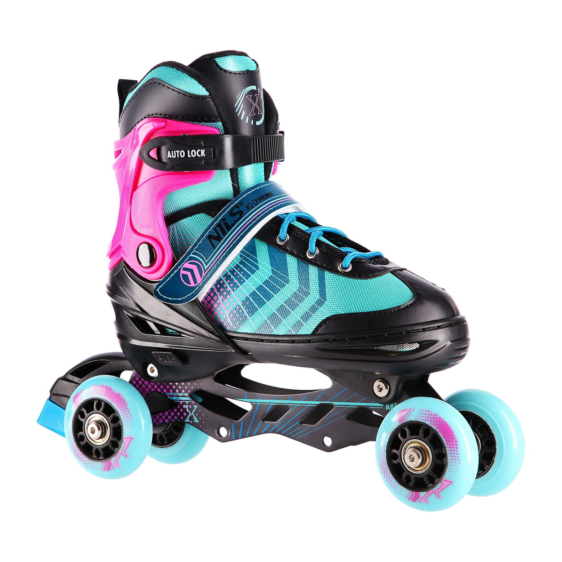Schlittschuhe mit austauschbarem Hockey Skate 4in1NH18192A Nils Extreme 4/7