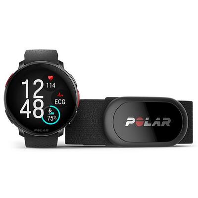 POLAR VANTAGE V3 NIGHT BLACK MULTISPORT PREMIUM WATCH + H10 SENSORE