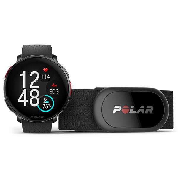 PREMIUM-MULTISPORTUHR MIT HERZFREQUENZ-SENSOR POLAR VANTAGE V3 SCHWARZ + H10