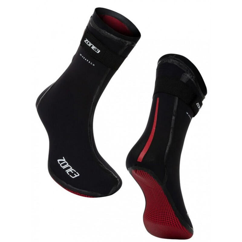 Neoprene HeatTech Warmth Swim Socks Adult's Black 1/7