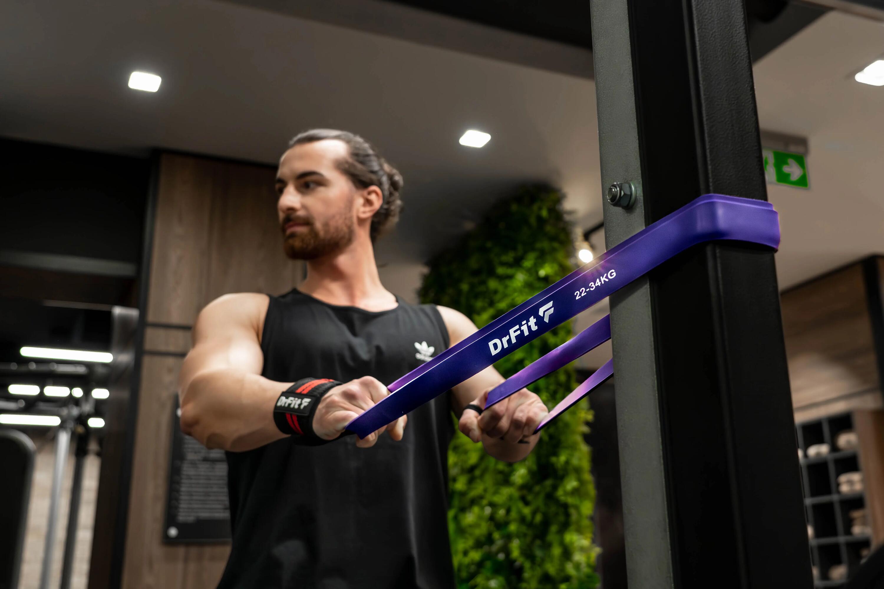Taśma Oporowa Power Band do Ćwiczeń i Rehabilitacji DrFit 7/7