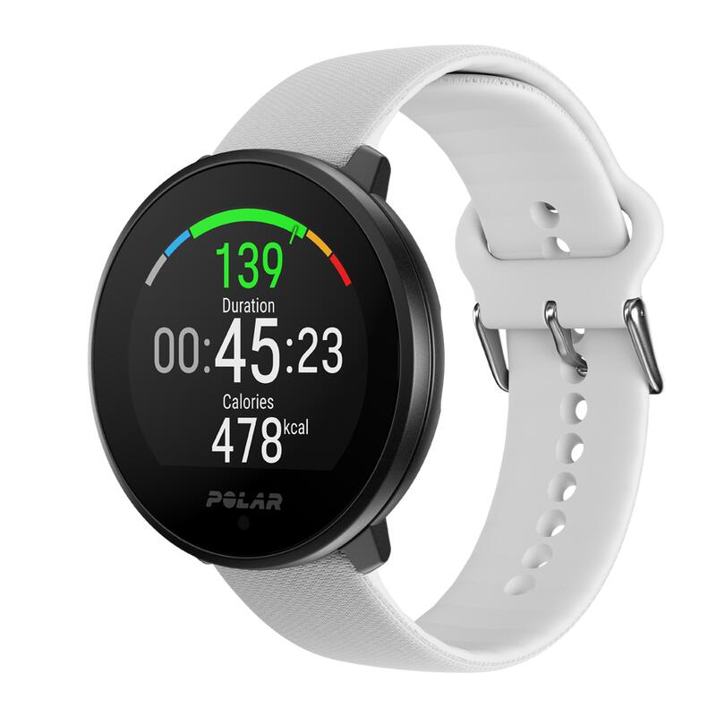 MONTRE CONNECTÉE FITNESS AVEC SUIVI DU SOMMEIL (SILICONE) POLAR UNITE BLANC