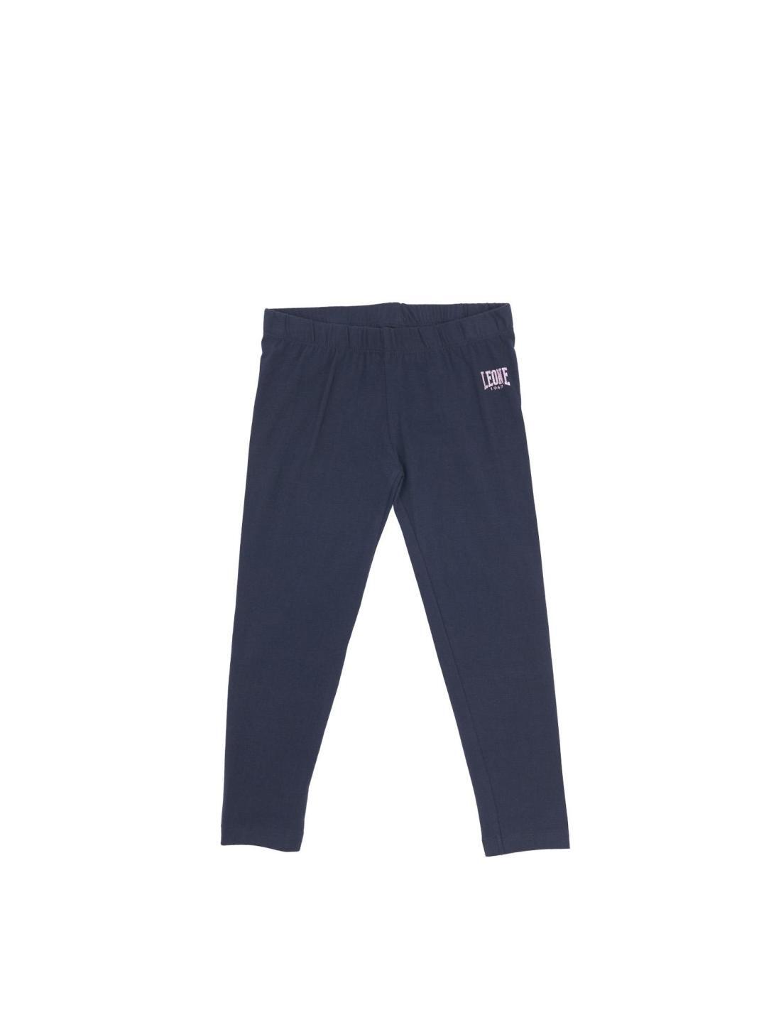 LEONE 1947 APPAREL Einfache Leggings mit kleinem Logo für Mädchen