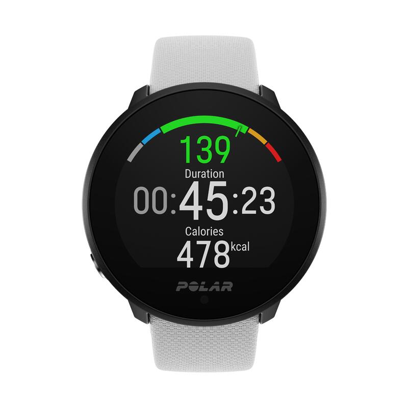 MONTRE CONNECTÉE FITNESS AVEC SUIVI DU SOMMEIL (SILICONE) POLAR UNITE BLANC