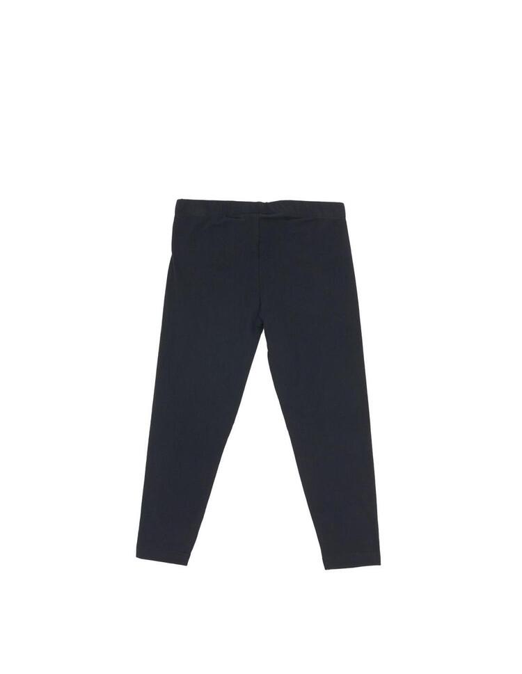 Legginsy dziewczęce basic z małym logo