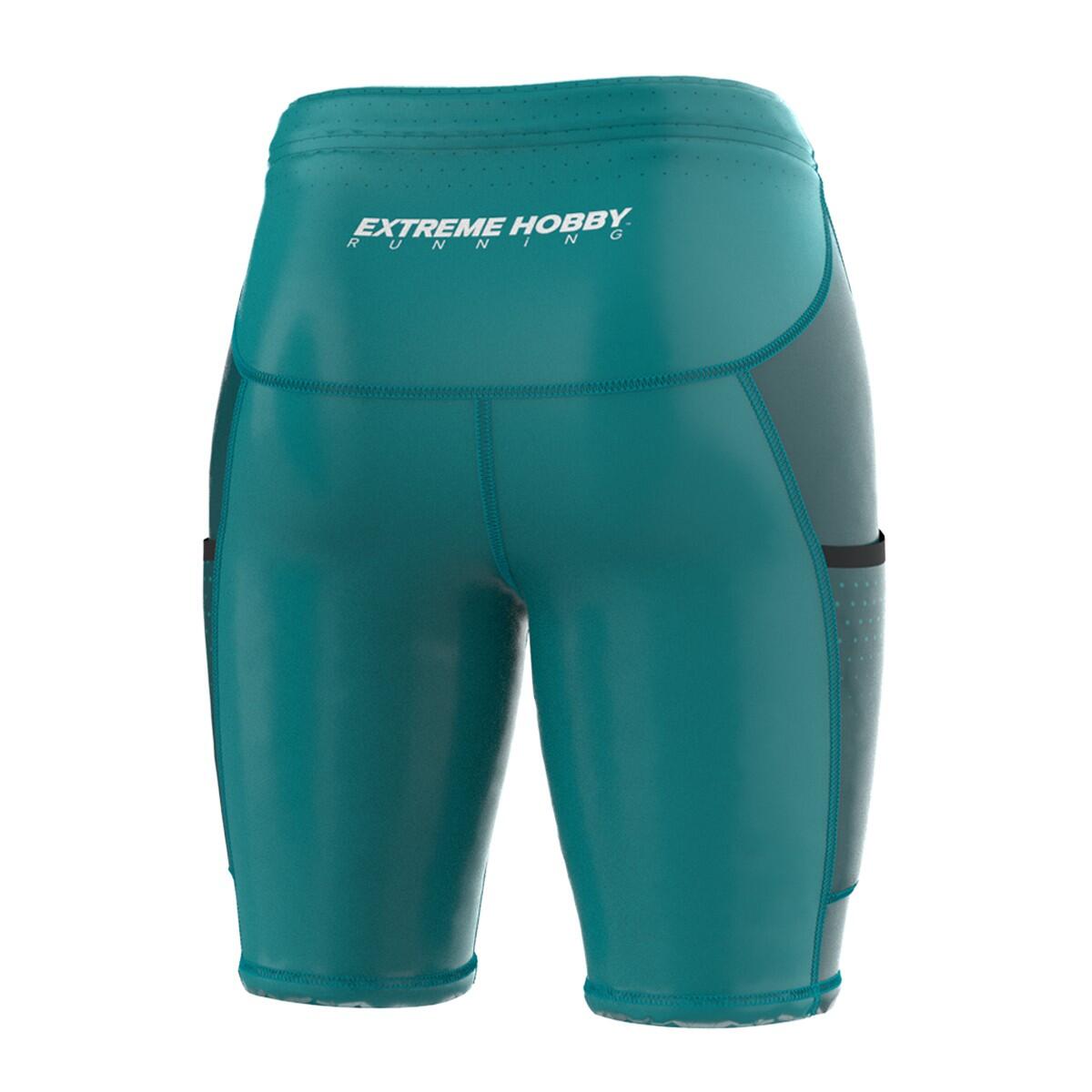 Leggings corti da donna da running EXTREME HOBBY 1/3 MOOD 3/6