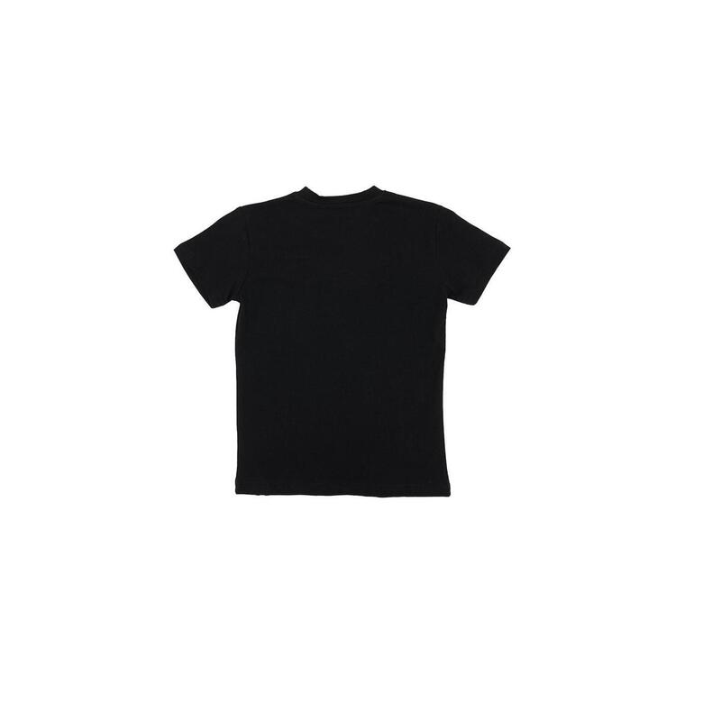 T-shirt met korte mouwen, print en Basic-logo