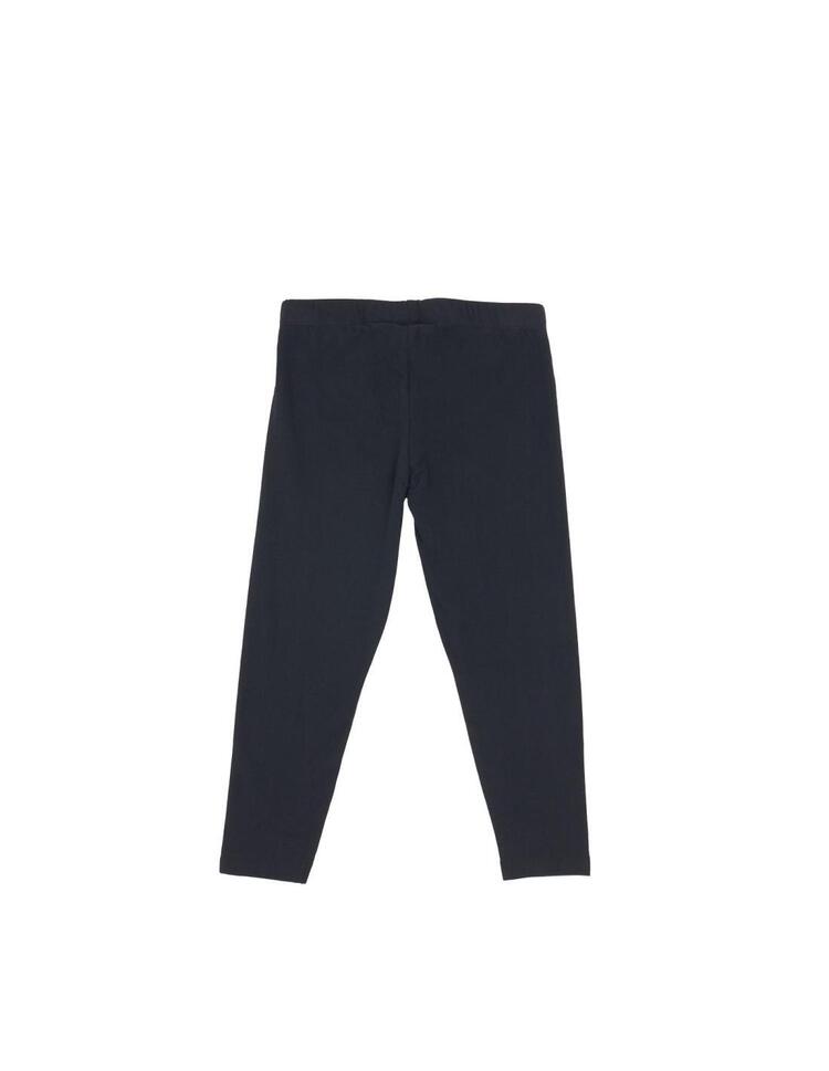 Legginsy dziewczęce basic z małym logo