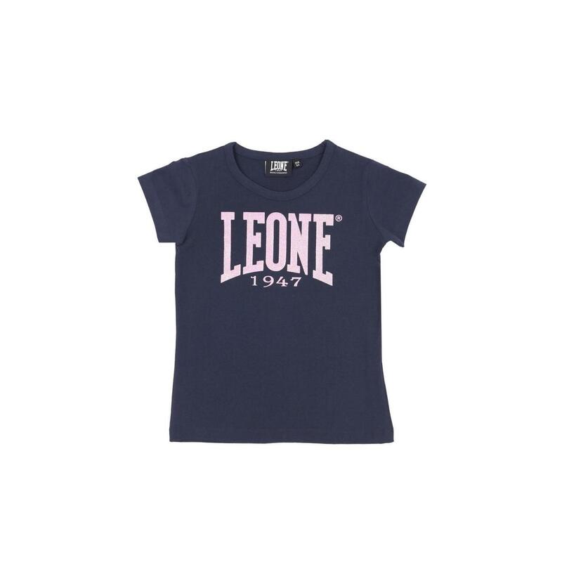 Meisjes T-shirt met korte mouwen en groot logo Basic