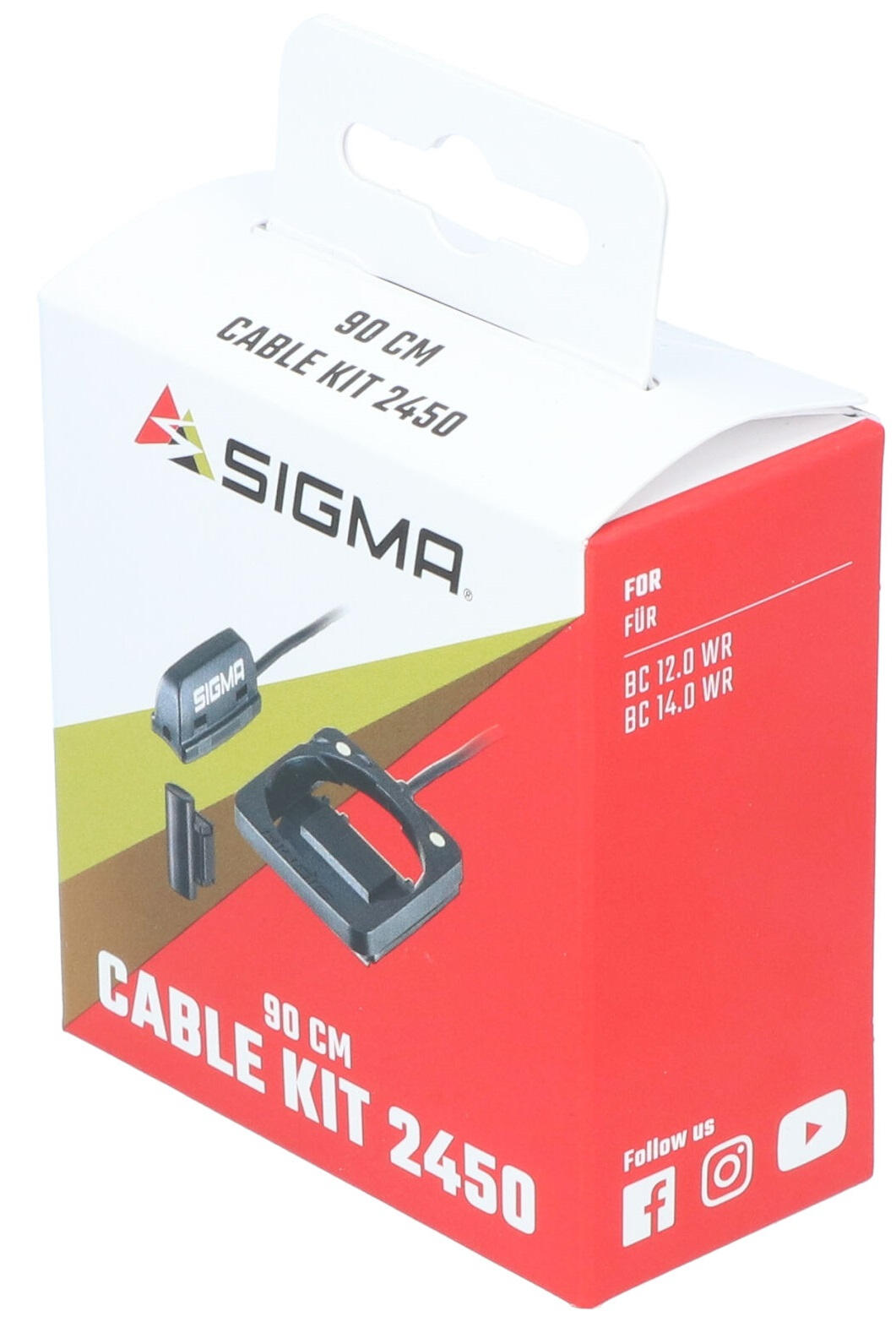 Soporte para bicicleta Sigma con cable y imán 90 cm 2450 2/7