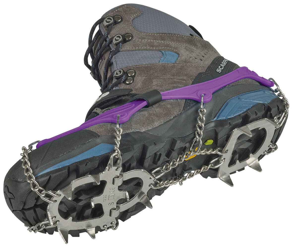 Ramponcins CAMP Ice Master Evo 13 pointes acier 15 mm velcro coque ventilée 2/4