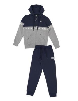 Jungen-Trainingsanzug mit Kapuze und New Tape-Horizontalband