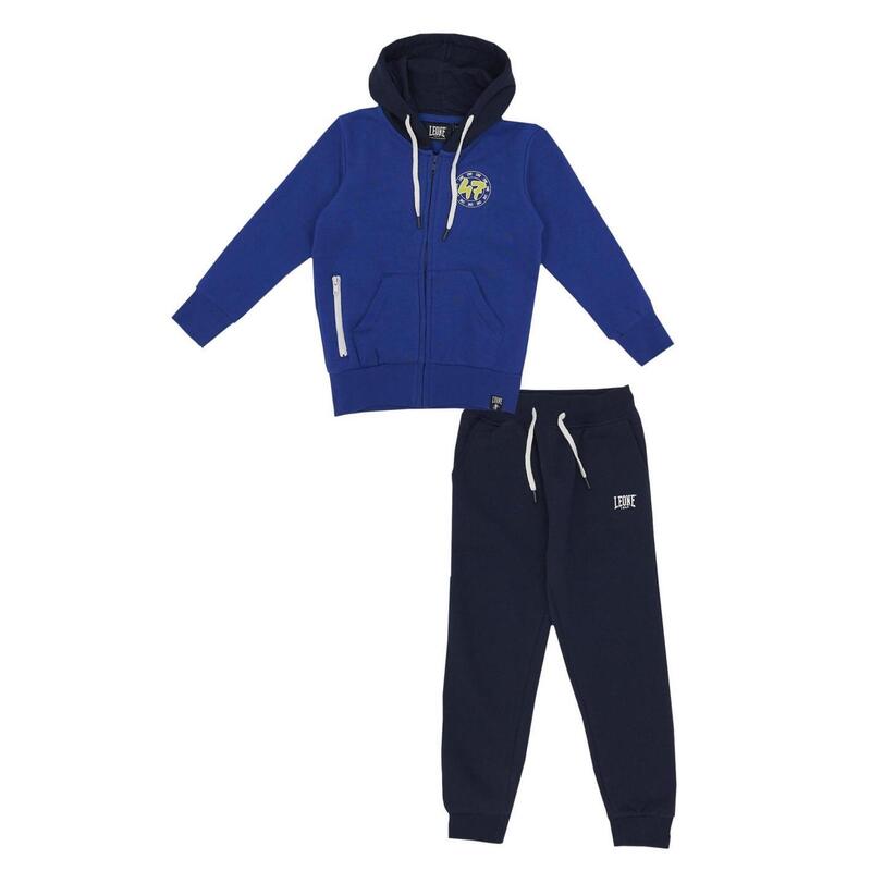 Tuta da bambino con cappuccio e full zip Basic