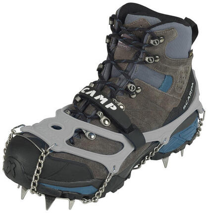 Crampons d'appoint Camp Ice Master Evo XL, 13 pointes, acier, 15 mm Élastomère