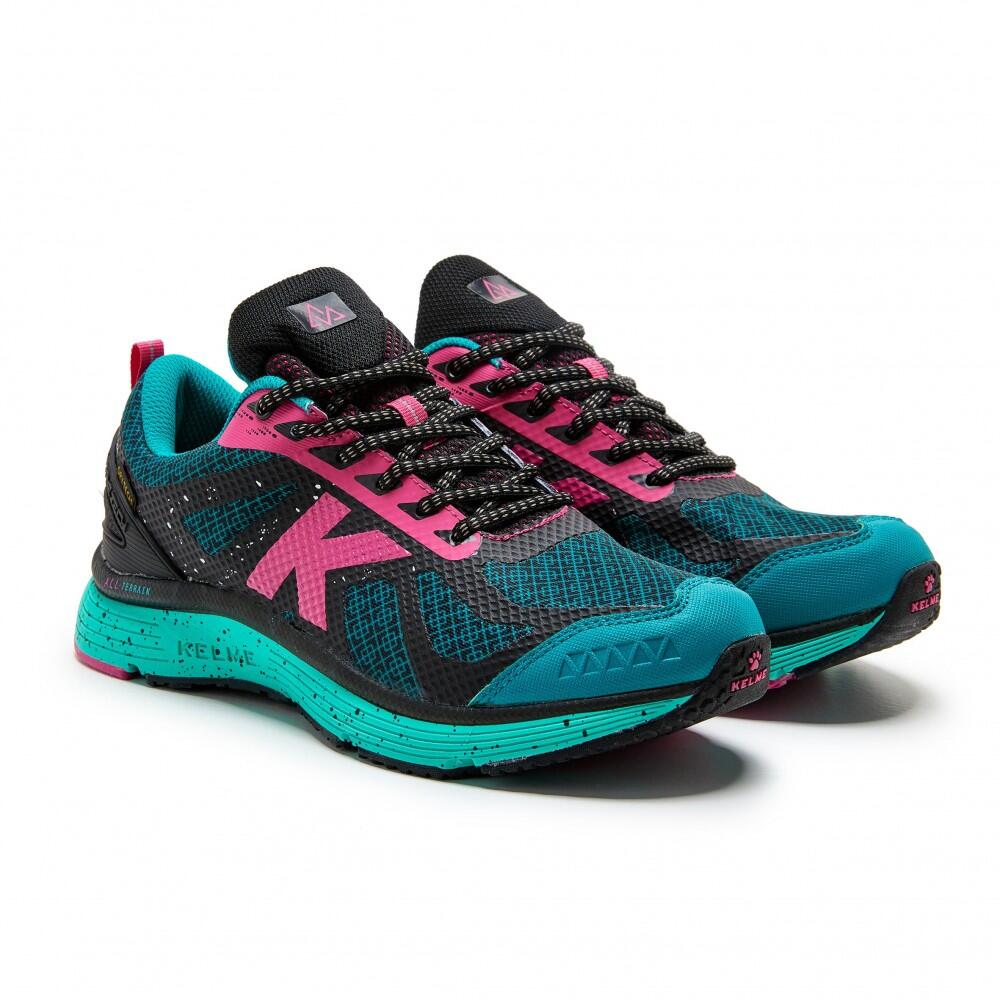 Zapatillas Running Kelme Cushion Trail Unisex En Color Verde Oscuro 2/5