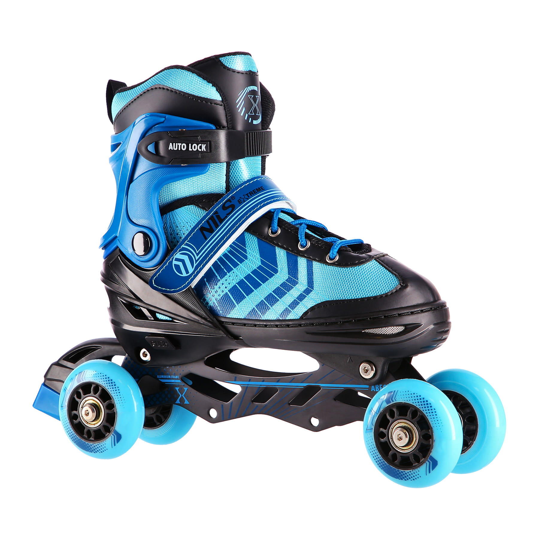 Schlittschuhe mit austauschbarem Hockey Skate 4in1 NH18192A Nils Extreme 5/7