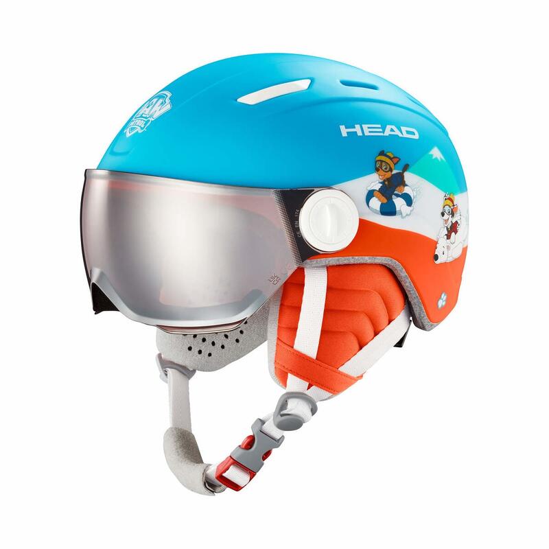 Kask narciarski dla dzieci z przyłbicą HEAD Mojo Visor PAW Psi Patrol 2024