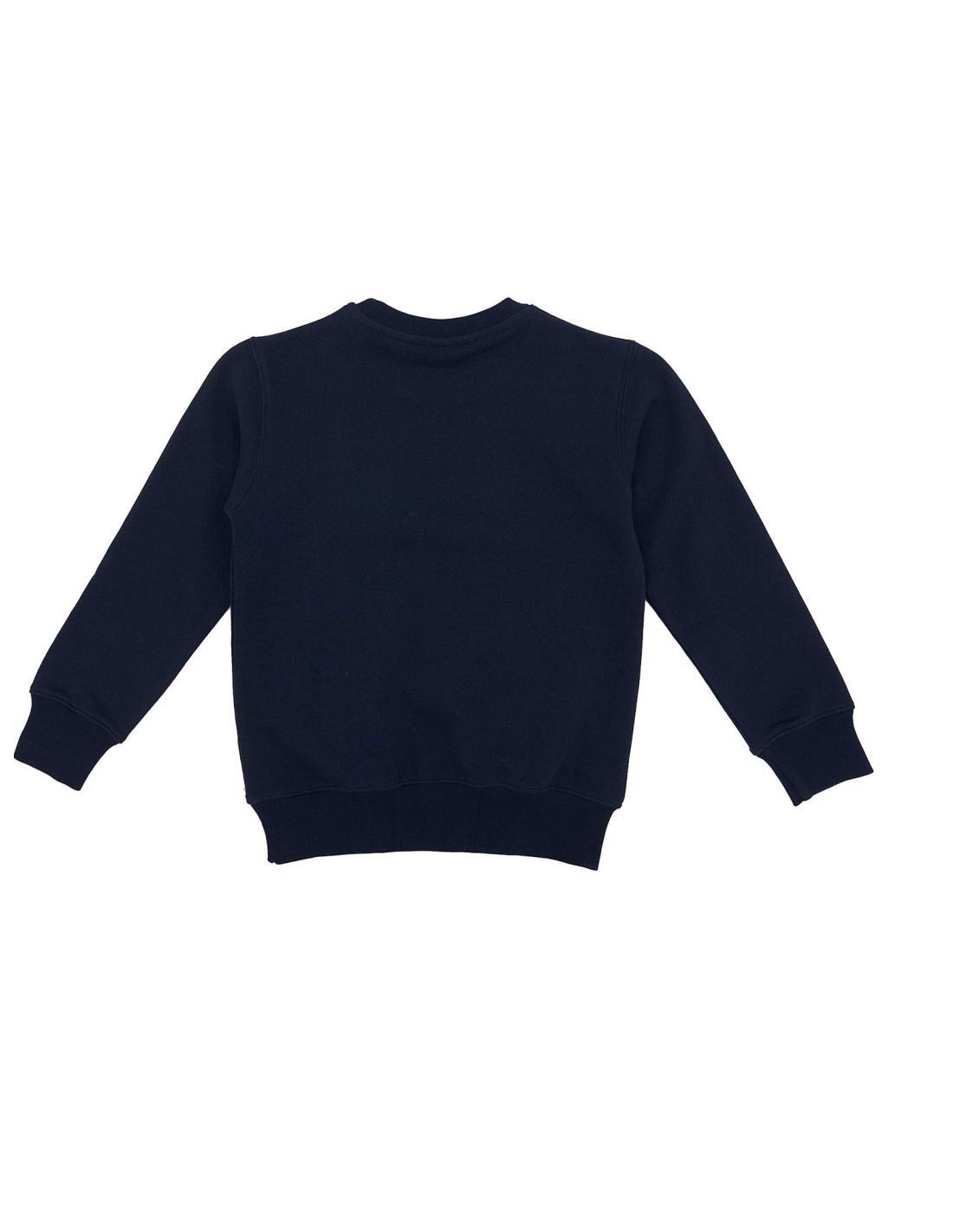 Sweat-shirt à col rond pour enfants avec logo Basic 2/3