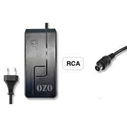 Chargeur de batterie,Chargeur 42V 2A RCA 10mm pour batterie